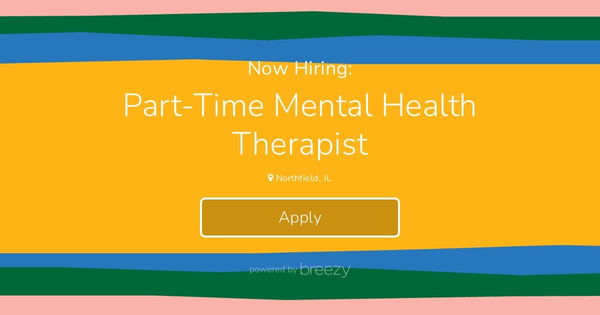 Part Time Mental Health Therapist At Josselyn