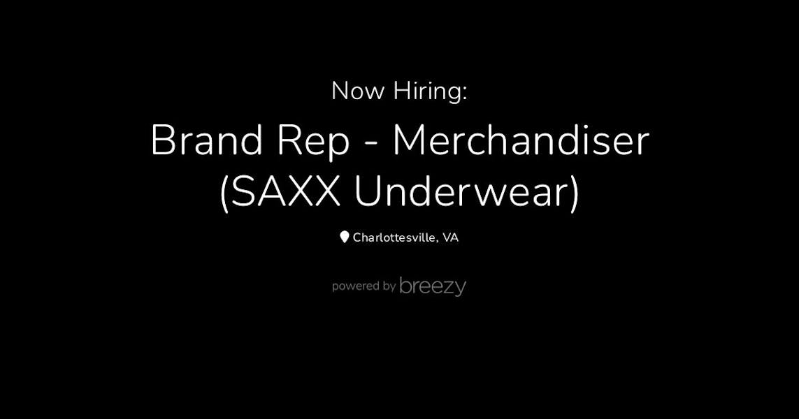 Brand Rep - Merchandiser (SAXX Underwear)