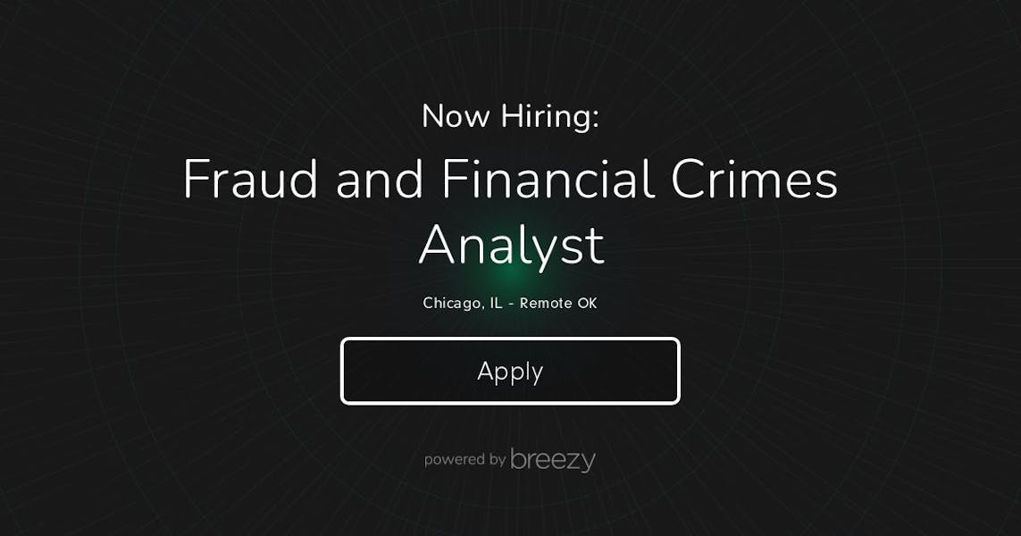 Fraud and Financial Crimes Analyst at Zero Hash