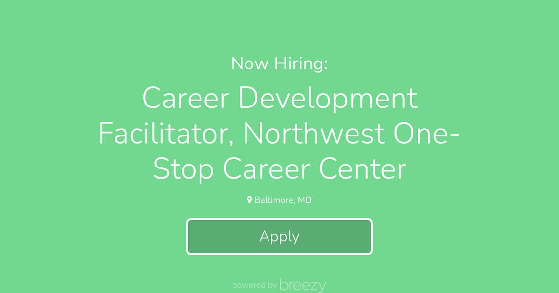 Career Development Facilitator, Northwest OneStop Career Center at