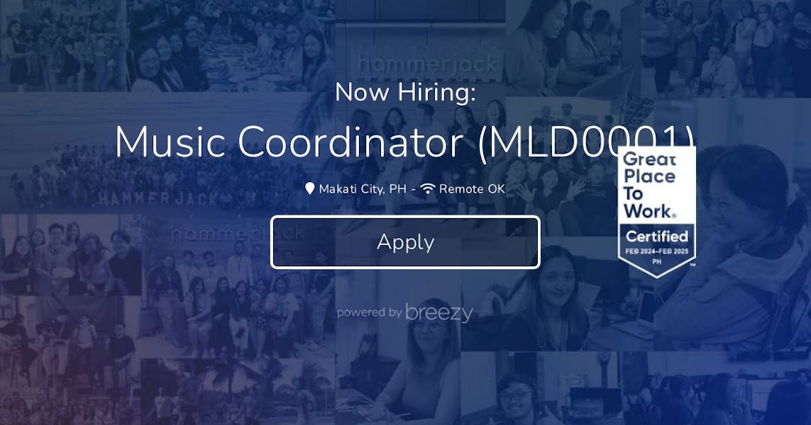 Music Coordinator at hammerjack