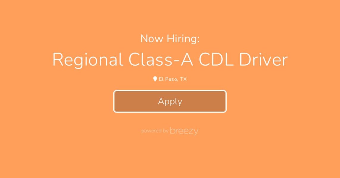 Regional ClassA CDL Driver at AccentIt