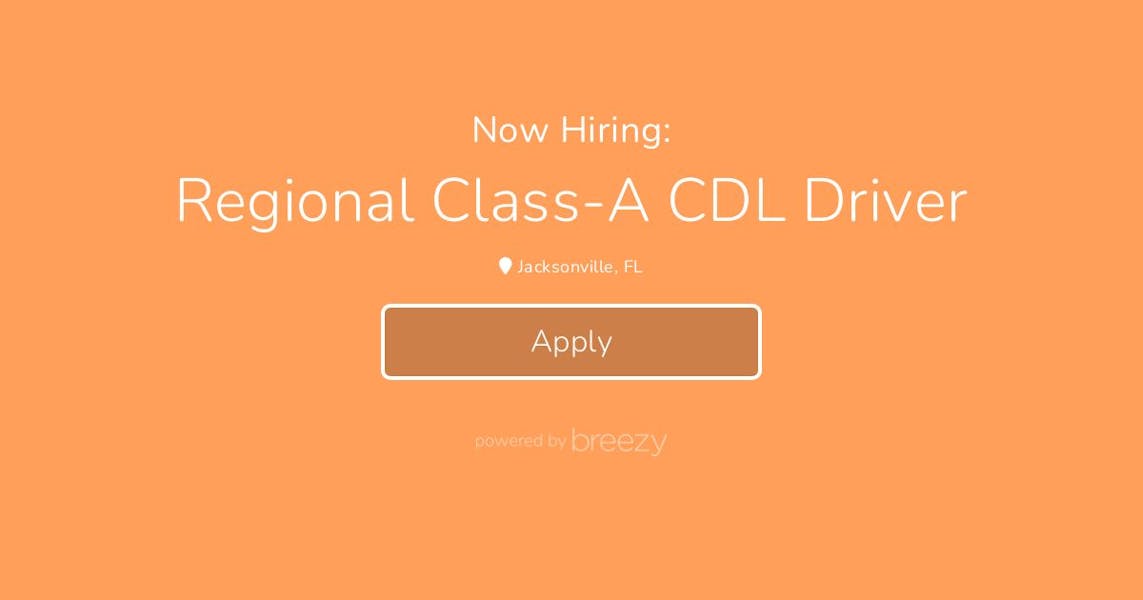 Regional Class A Cdl Driver At Accentit