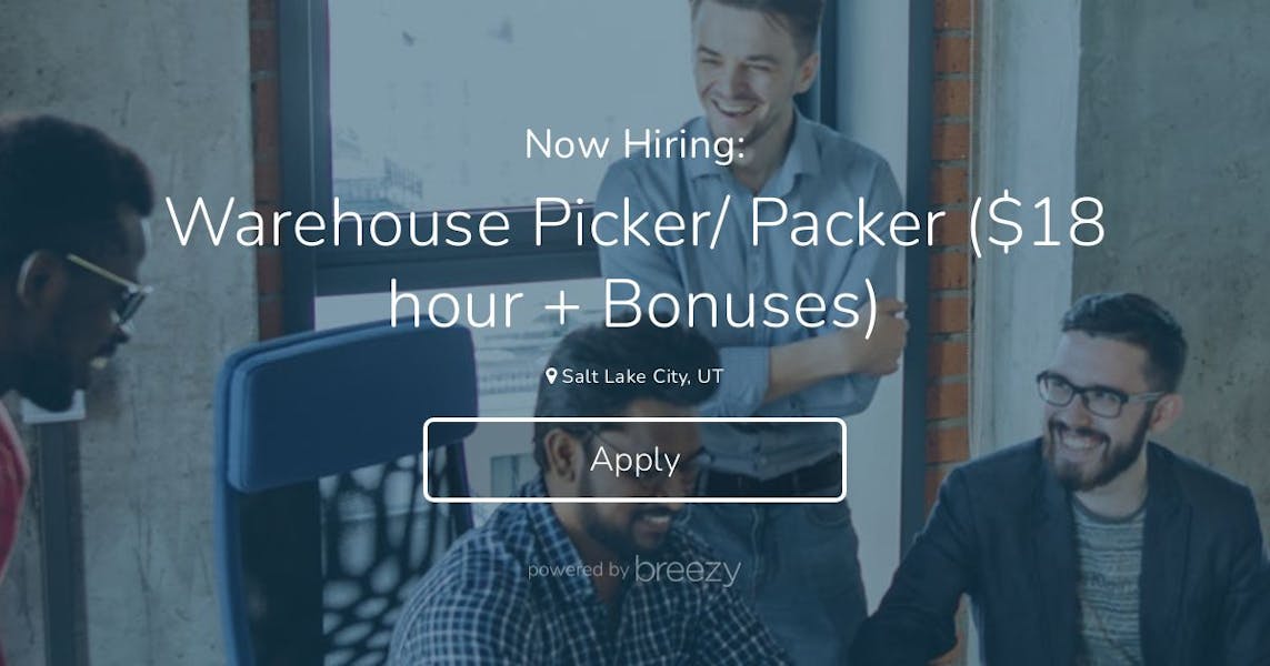 Warehouse Picker/ Packer ($18 hour + Bonuses) at NationsBenefits